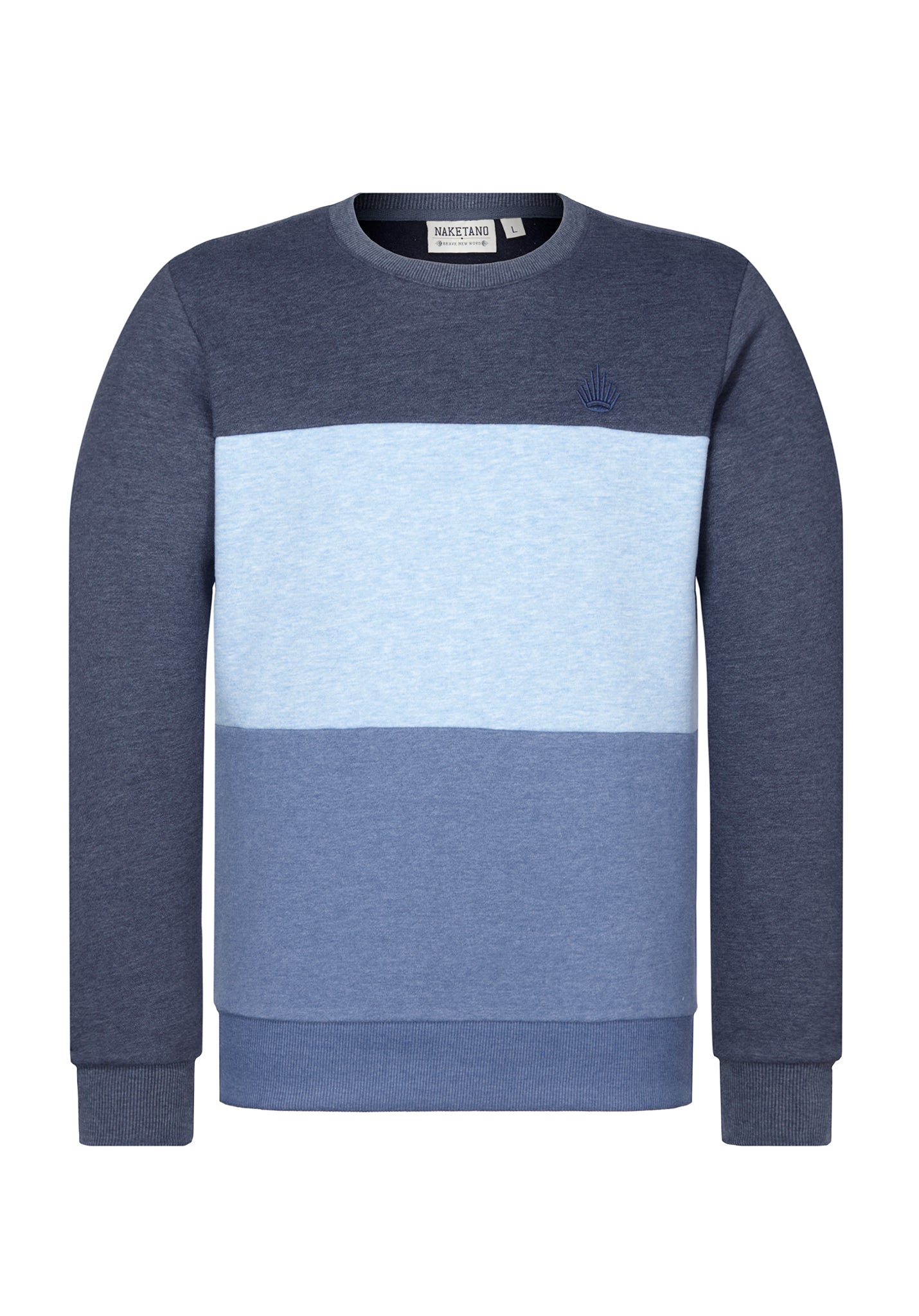 Ich trage Mantel - Indigo Blue Melange/Amazing Blue Melange/Blue Melange