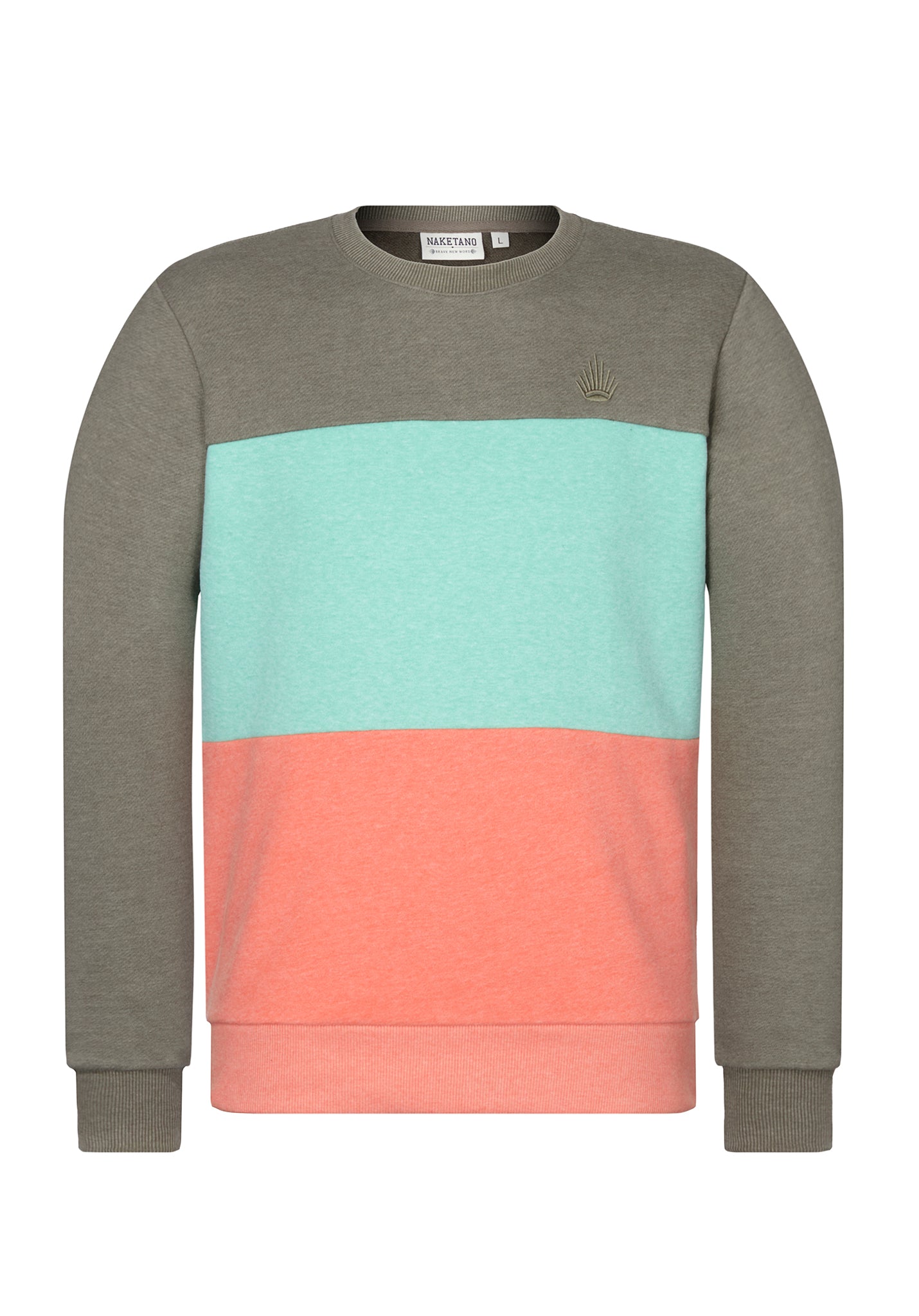 Ich trage Mantel - Olive Melange/Pepermint Melange/Coral Red Melange