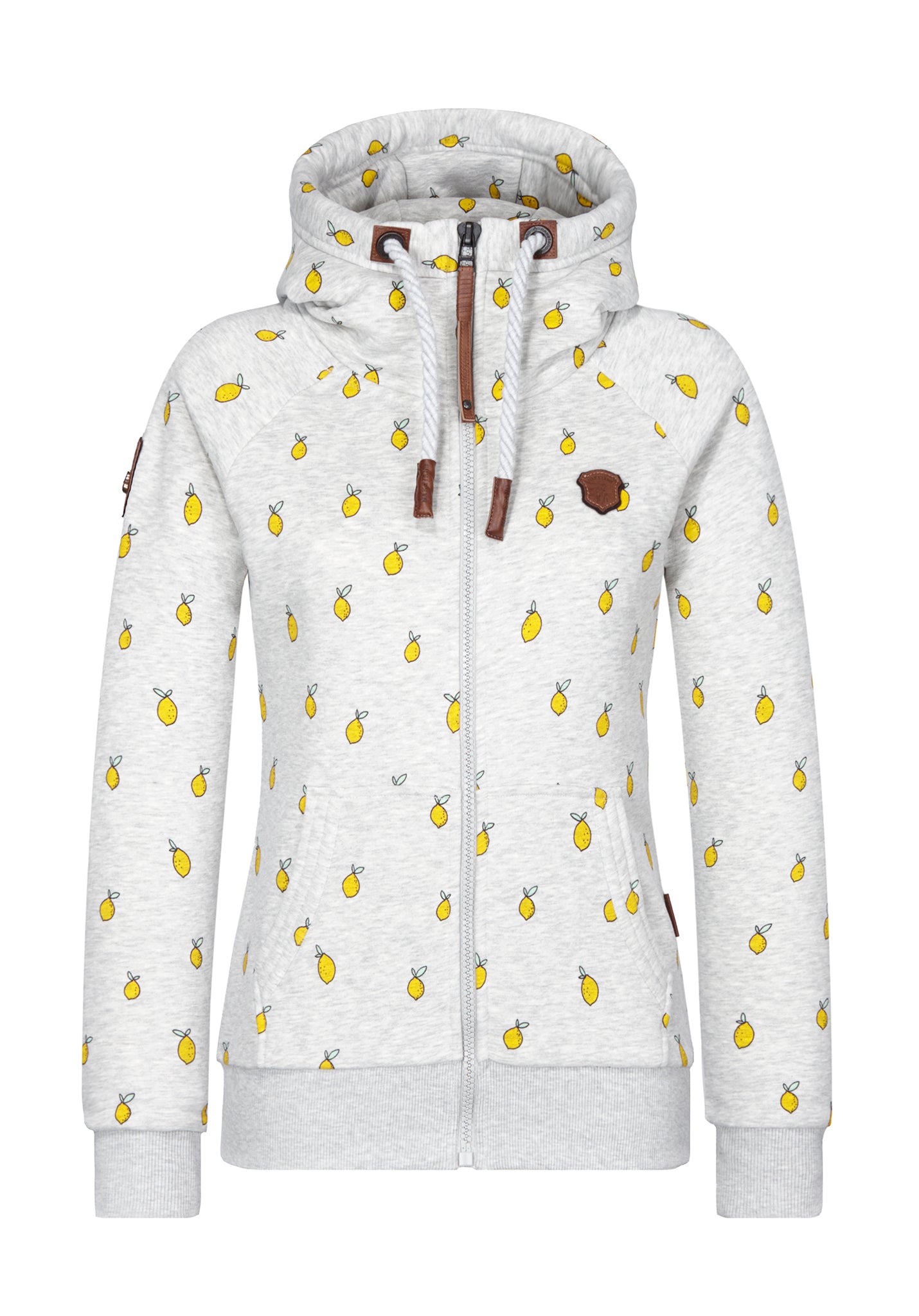 Naketano Sweatjacke Naketano Jacke Grau Naketano Jacke Damen Gelb