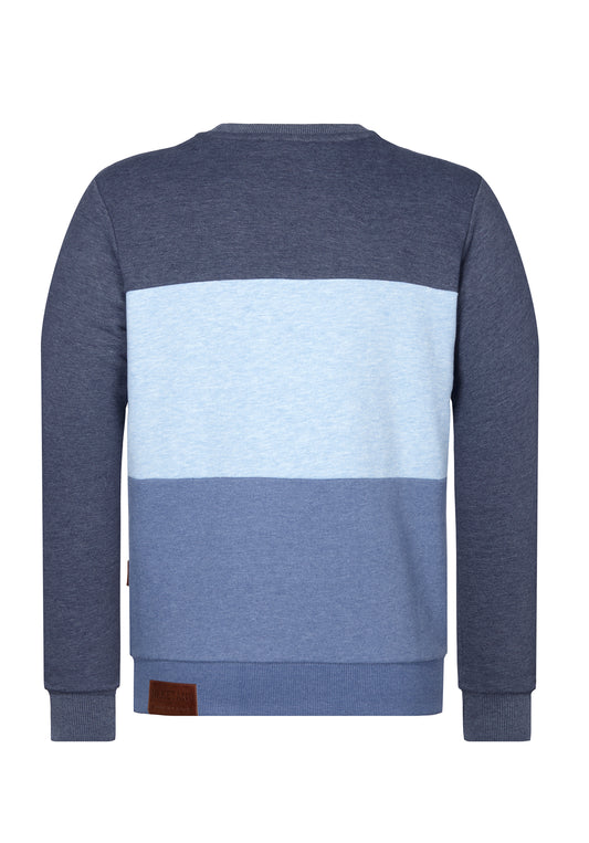 Ich trage Mantel - Indigo Blue Melange/Amazing Blue Melange/Blue Melange