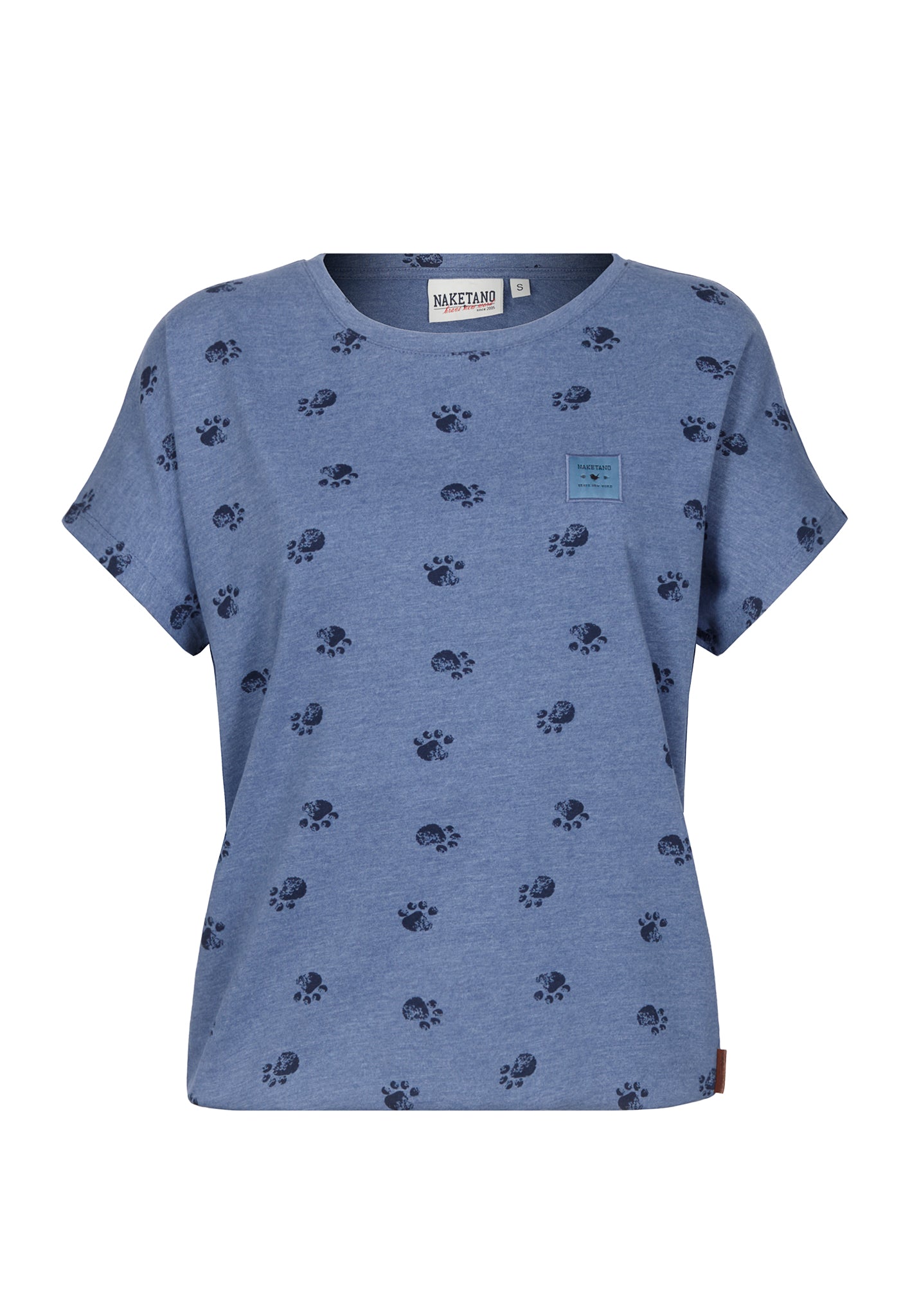 Schnella Baustella 20 - Blue Melange Dog Print